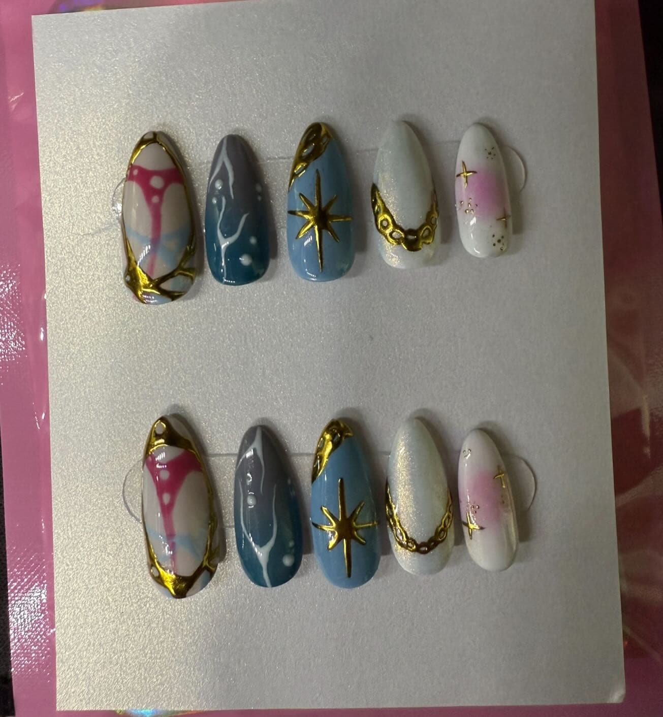 Arcane themed nails