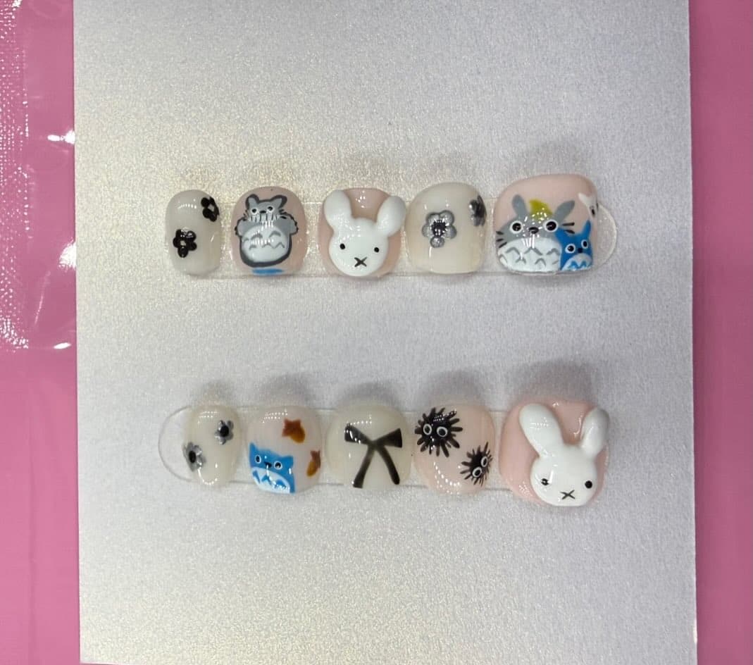 My Neighbor Totoro + Miffy inspired set🐇