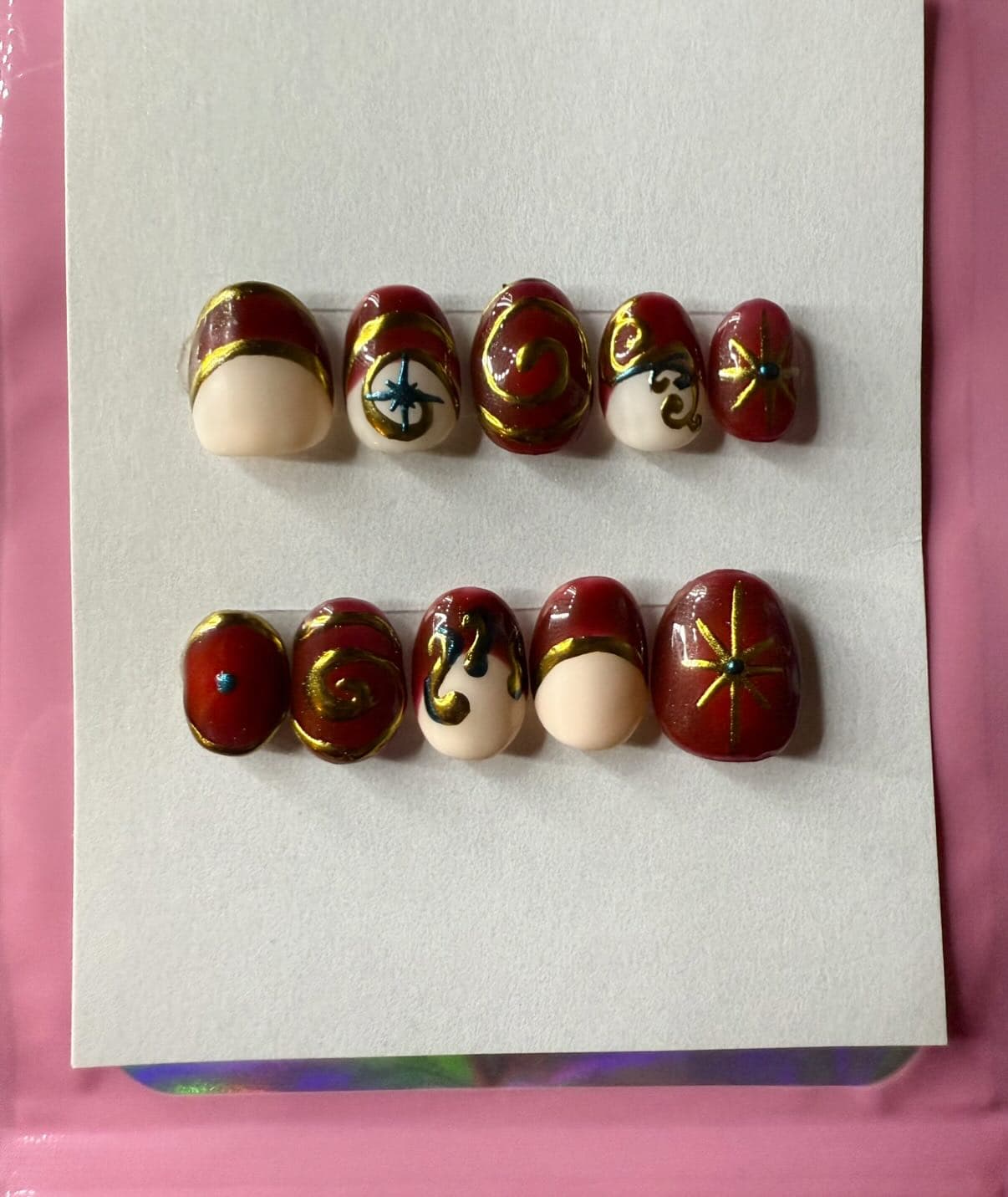 Red & gold chrome ⚜️
